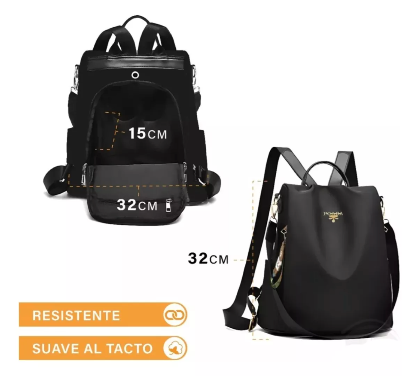 Mochila Impermeable Antirrobo Mujer