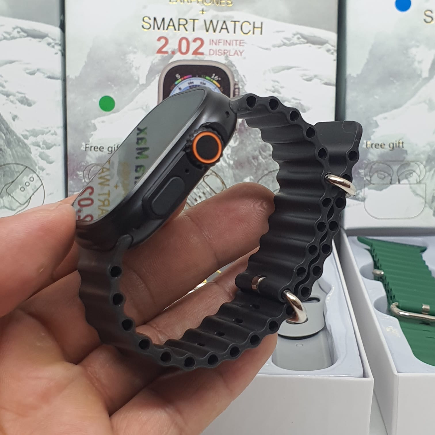 KIT SMARTWATCH T800 ULTRA MAX